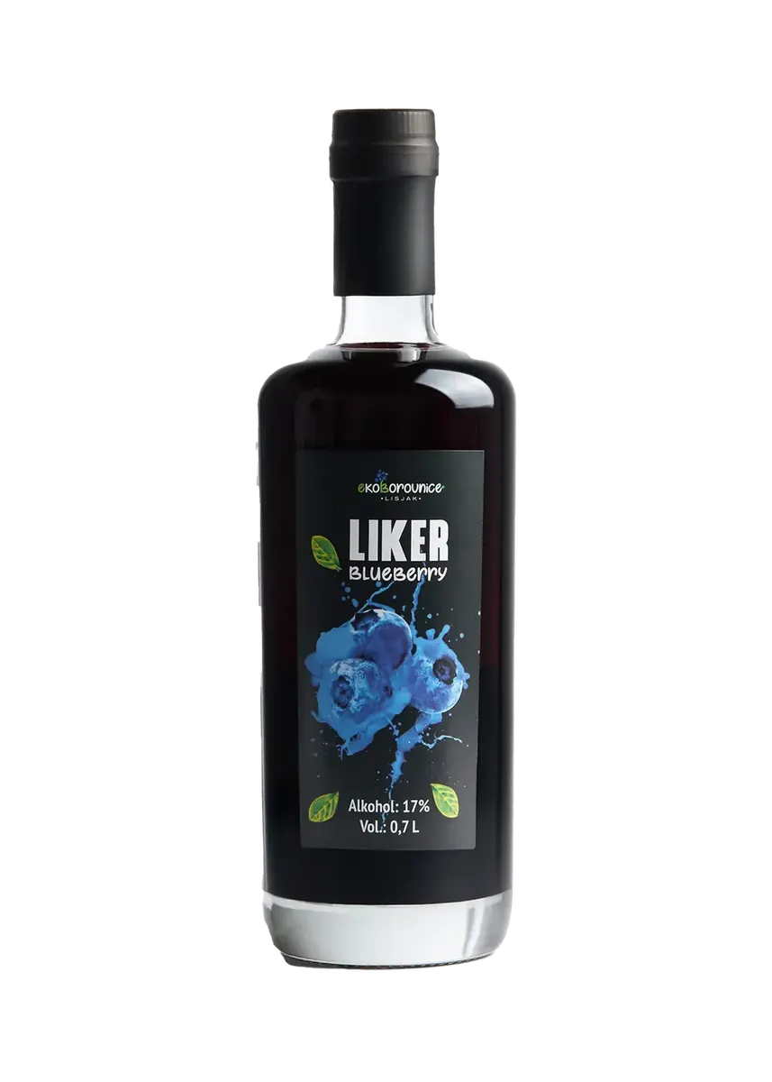 Liker Lisjak od borovnica u velikoj boci od 0,7 L
